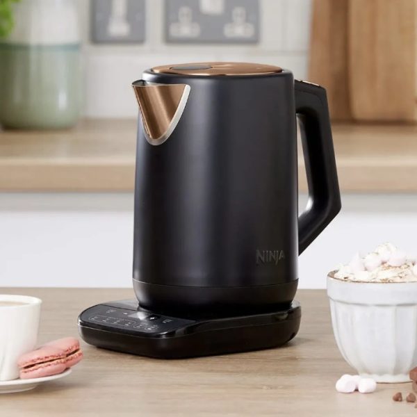 Ninja Deluxe Black & Copper Edition Toaster + Kettle Bundle